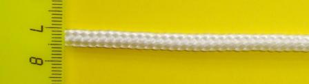 Шнур плетеный полипропиленовый 16-прядный без сердечника d5мм,м